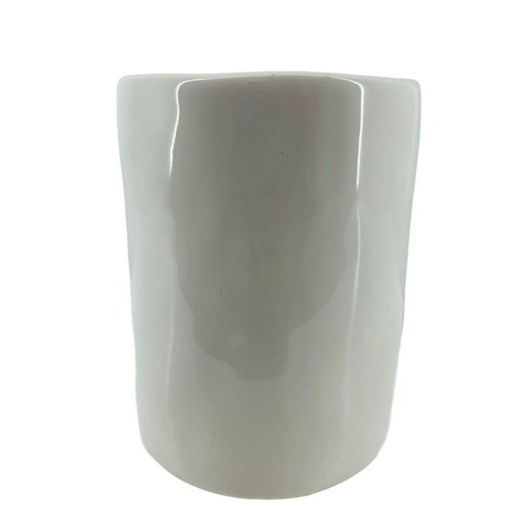 Pier 1 Imports Coffee Mug Joy White Black Stoneware 18oz Tea Espresso Oversized - Picture 4 of 6